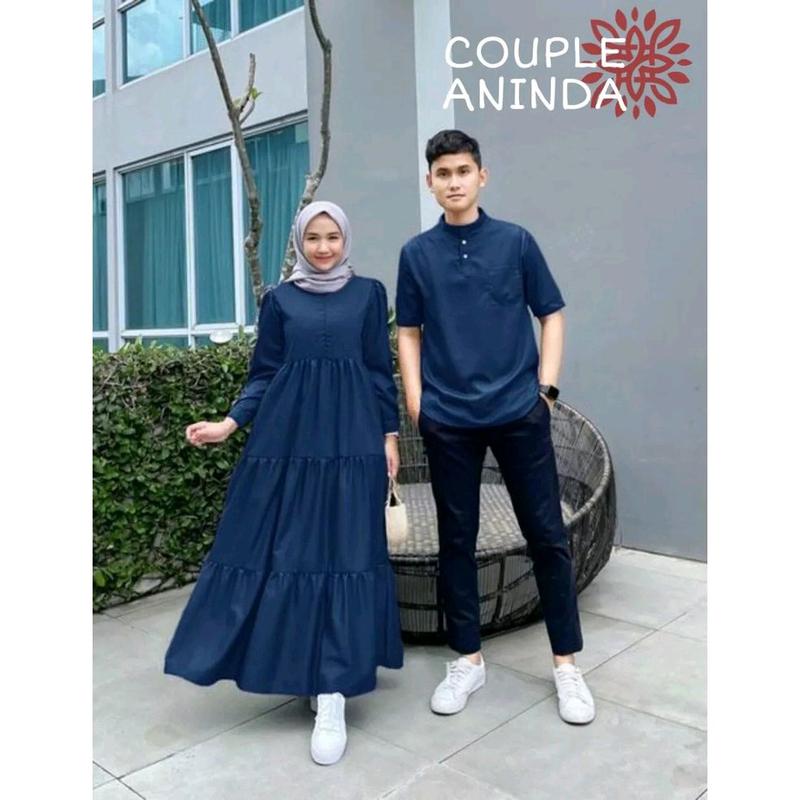(BEST SELLER) ANINDA COUPLE MUSLIM SUPER JUMBO/BAJU COUPLE LEBARAN/BISA COD/BISA REQUEST UKURAN//BISA COD SELURUH PASANGAN INDONESIA 5