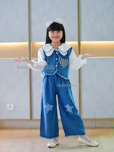 CAROL set jeans 3 in 1 anak perempuan 2-12 tahun