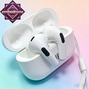 embedrone 2026 NEW PHANTOM TWS Bluetooth Earpods Awet Android, Koneksi Independen Sinkron, Stereo Luas, Microphone Ganda, Tahan Air Keringat, Chip 5.4