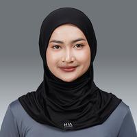 Gambar HIA EveryWear Areesa Sport Hijab Kerudung Olahraga Wanita Muslim  Sporty Instan Slim Spandex Hitam Nyaman - Hitam dari HIA EveryWear Kota Bandung 1 Tokopedia
