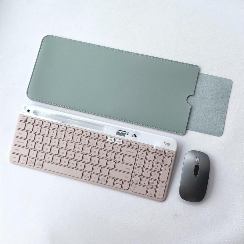 Túi đựng bàn phím K580, túi đựng bàn phím không dây K251, chống nước, mỏng nhẹ, vỏ bảo vệ Bluetooth K380, phù hợp với nhiều loại bàn phím Bluetooth, tiện lợi mang theo khi di chuyển, chống bụi, chống trầy xước, chống mài mòn.