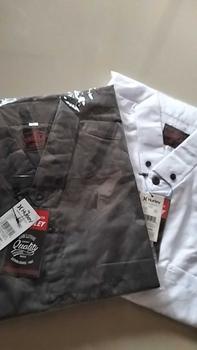 Product Review of PAKET 2 PCS KEMEJA PRIA POLOS LENGAN PENDEK SLIMFIT KATUN PREMIUM from M**z 0