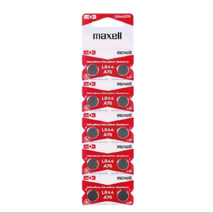 Gambar Battery Maxell LR 44 A76 1,5 Volt dari KnRAcc Kota Bandung Tokopedia