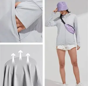 Jaket Wanita Anti UV Protecion UPF50+ Breathabale IMS - Pelindung Matahari - Sport