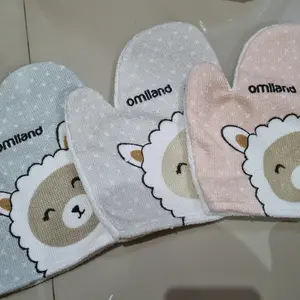 Omiland Waslap Tangan Isi 3 Alpaca Series - OTW1002
