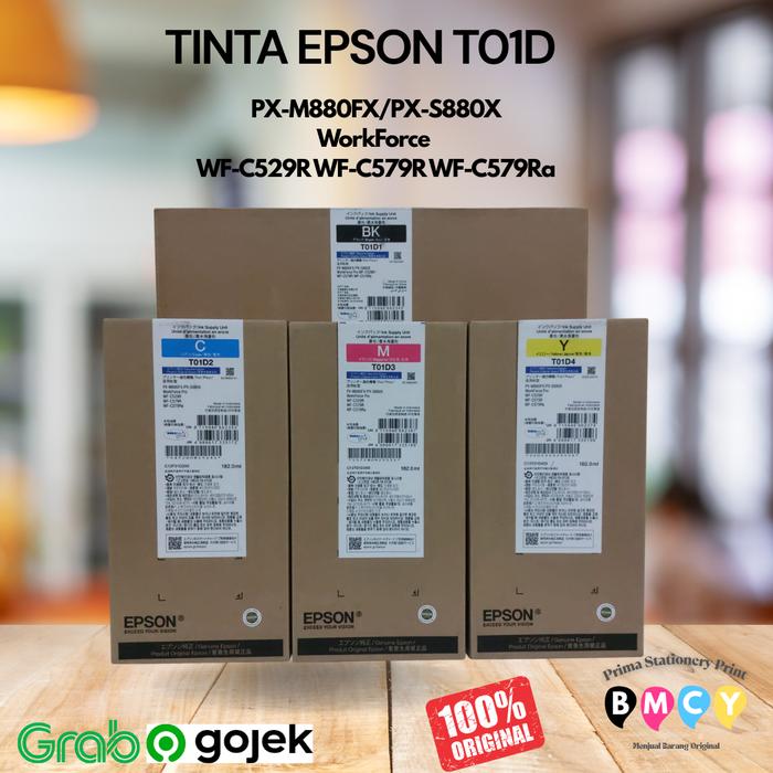 Jual Tinta Epson WorkForce Pro WF-C579R LARGE 100% Original T01D ...