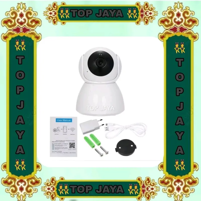 IP CCTV Snowman V380Pro / V380 Wireless/ Wifi 8MP 360 Derajat Full HD Kamera 2