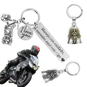 3 Campana Biker Amuleto Motos Guardian Bell Y Llavero Regalo