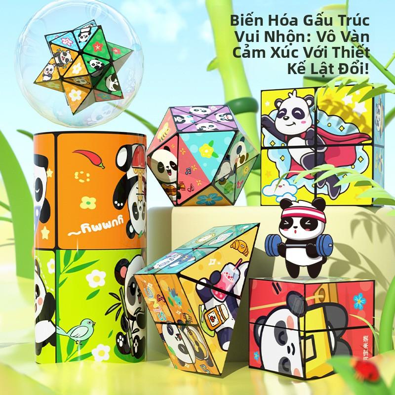 Khối lập phương kỳ diệu 3D Panda có thể biến đổi, lật gập vô hạn, phát triển tư…