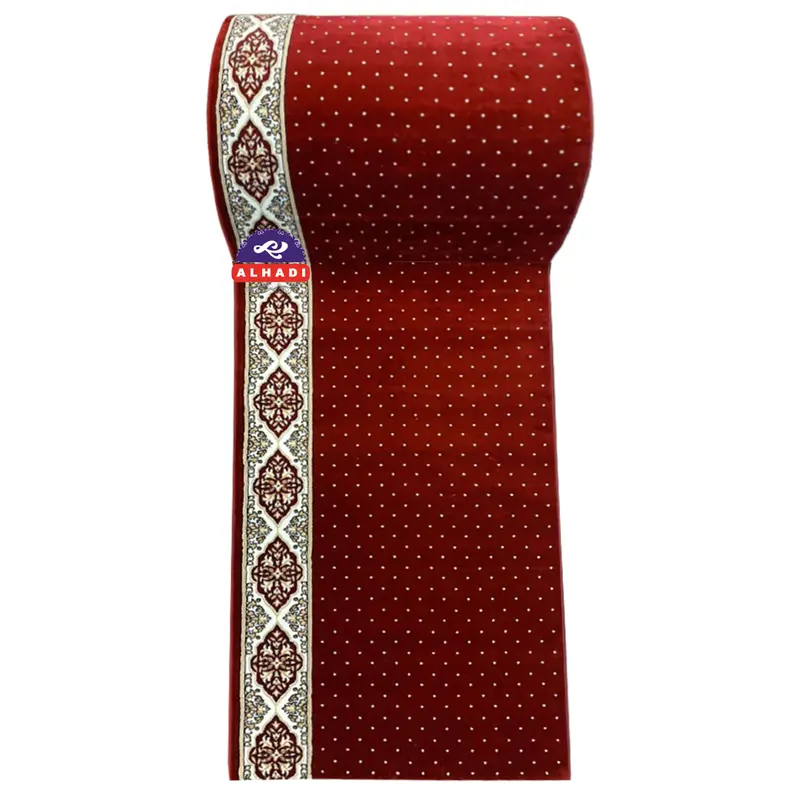 Alhadi Karpet Masjid ALGIZ METERAN Ukuran 100 x 120cm Tebal 12mm Sajadah Mushola Turki 2