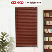 Gambar AZKO Forhom Venetian Blind 40x180 cm 25 mm - Cokelat Teak Blind Horizontal Kerai Jendela Blinds Slat Tirai Blinds dari AZKO Indonesia Kota Administrasi Jakarta Barat 2 Tokopedia