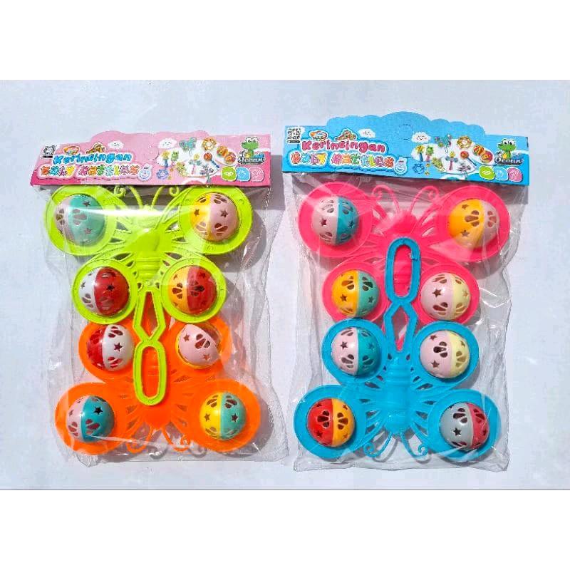 Mainan Pegangan Kerincingan Bayi Karakter Set isi 2 Toys 0