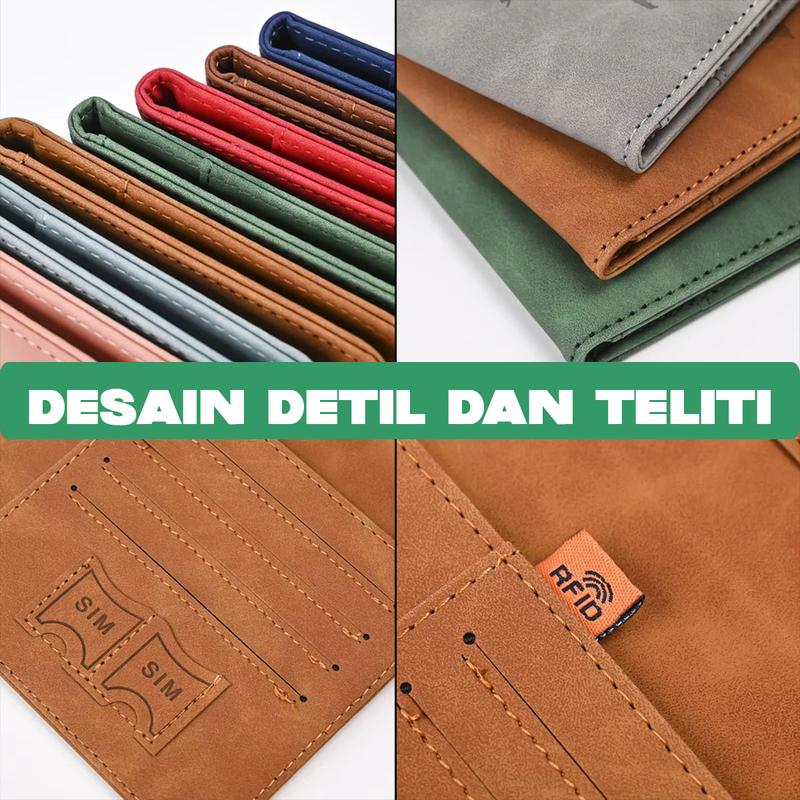 TQ Passport Holder PU Leather RFID Block Dompet Paspor Travel Kulit Kunci Magnet Wallet Pasport Cover Case 3