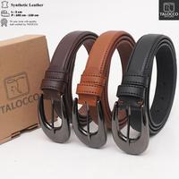 Gambar TALOCCO Ikat Pinggang Wanita Sabuk Kulit PU Premium Lebar 3 cm Bahan Elegan dan Nyaman untuk Berbagai Pakaian - Hitam, 105 cm dari TALOCCO Kota Administrasi Jakarta Pusat 1 Tokopedia