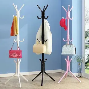 Rak Tas Gantungan Berdiri Gantungan Topi dan Baju Gantungan Baju Stand Hanger Gantungan Baju Coat Rack Gantungan Tas Aesthetic