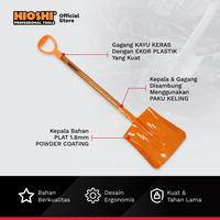 Gambar HIOSHI /HST003B/Sekop/PAPAK/RATA/SEGI/Pasir/Tanah/Baja/Gagang Kayu/ORANYE TULANG - PRO dari HioshiToolsOfficial Kota Surabaya 3 Tokopedia