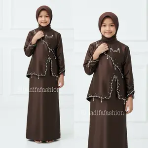 INARA Dress Anak Kekinian dengan Hiasan Mutiara dan Renda
