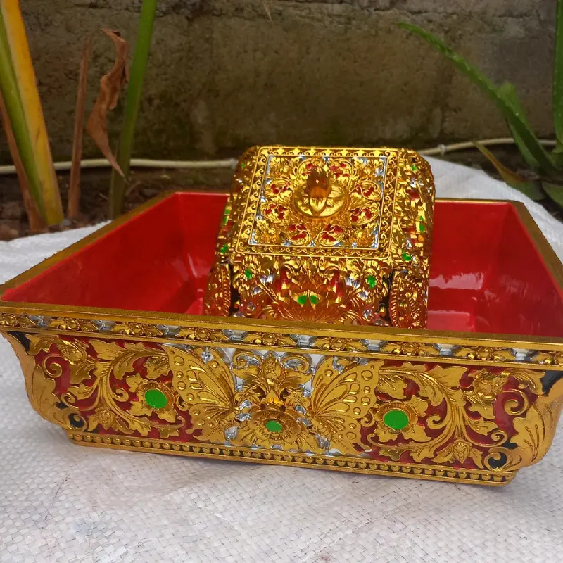 bokor kotak uk.28cm bahan melamin 5