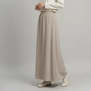 Nirmala Rok by Amarini - Rok Wanita Basic Polos A Line Skirt Warna Netral untuk Penampilan Elegan