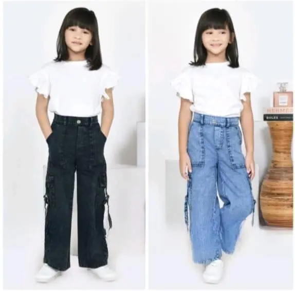 Kulot Jeans Anak Umur 3-15tahun Celana