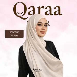 Qaraa Wear Pashmina Viscose Modal | Hijab Adem Lembut Ringan Mudah Dibentuk