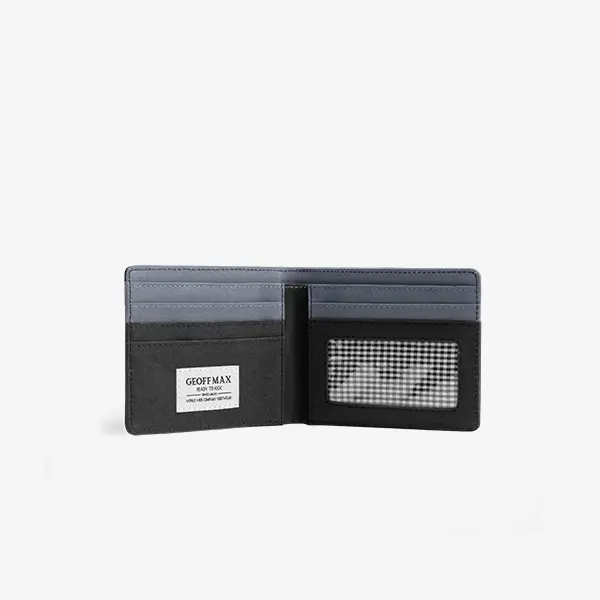 Geoff Max Official - Unxpected Black Grey | Wallet | Dompet Pria Canvas 3