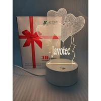 Gambar Lampu Hias LED 3D/Lampu Tidur  Hias/ Acrilyc Tranparan Kaca Javotec Akrilik Kuning Set - Love, Kuning dari GEN@SHOP88 Kota Surabaya 2 Tokopedia