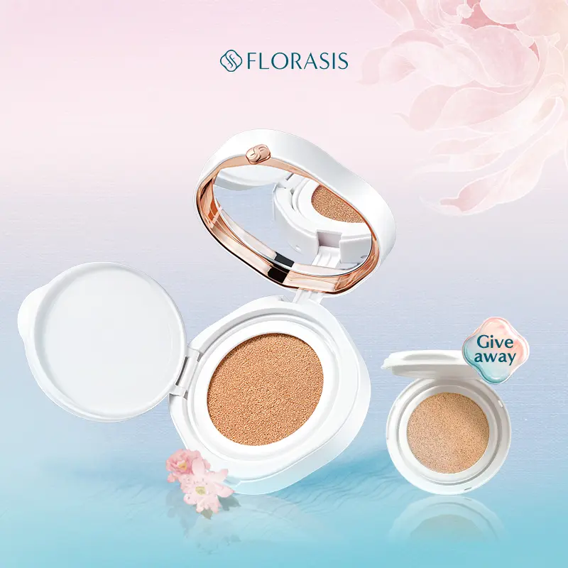 (Free Refill) Florasis Flawless Jade Breathable Longwear Cushion Foundation