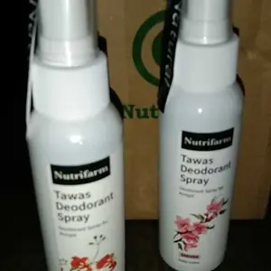 NUTRIFARM - TAWAS SPRAY 100ML DEODORANT SPRAY TAWAS CAIR Mencegah Keringat Berlebih & Membuat Kulit Ketiak Lembut Original