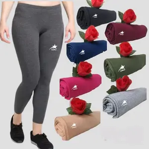 Legging Kaos Shoft   Rayon Premium Adem Lembut nyaman Legging Kaos Logo   Legging panjang kaos  All Size Untuk BB 37-92kg leggings