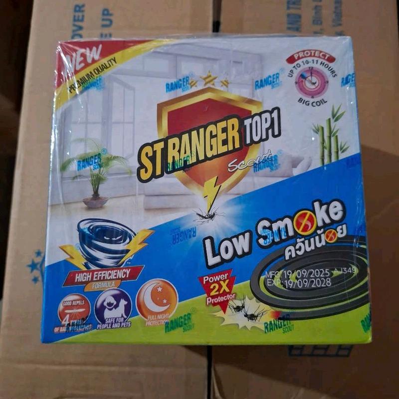  ST RANGER COMBO 5HOP NHAN MUỖI THÁI LAN 12H GANGER LOW SMOKING LOẠI KHOAN LỚN DIỆT MUỖI HIỆU QUẢ Nhang TỰ NHIÊN AN TOÀN CHO SỨC KHỎE 