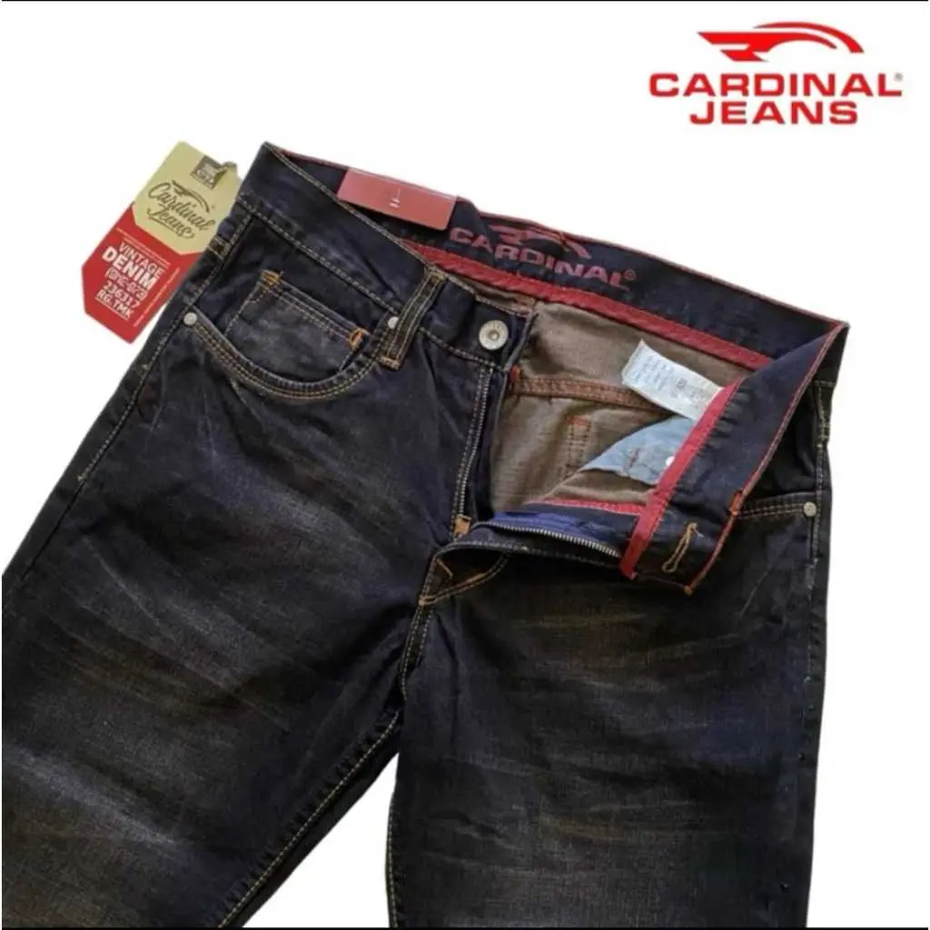 Lagi Promo Celana Jeans Pria Cardinal/Celana Jeans Pria Standar/Kualitas Terbaru