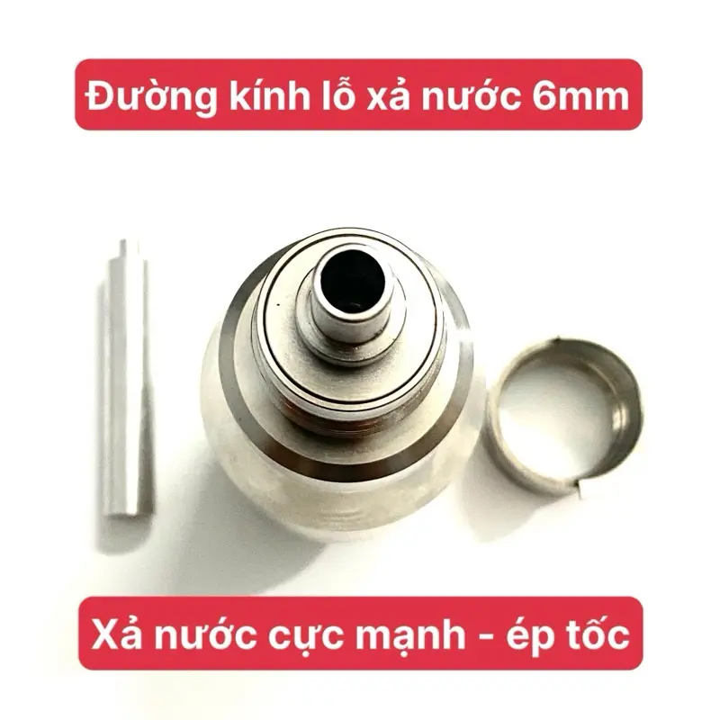 Khoang tăng thể tích xả cho X-F 6