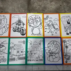 Mainan Styrofoam Lukis Anak Harga Grosir macam2 karakter- Toys, Dolls