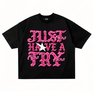 Terlaris Ealo Crop Boxy Cotton Combed 24s Tshirt Oversize Pria Puith/Hitam-S-3XL 200GSM