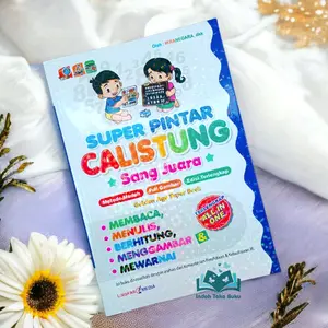 Buku Aktivitas Anak Belajar Super Pintar Calistung Membaca Menulis Berhitung Menggambar Mewarnai TK Books