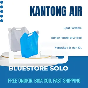 Kantong Air Kantong Lipat Tempat Air Camping Adventure Water Bag Jerigen Lipat Portable Murah