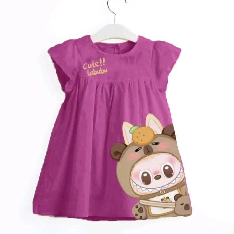 Daster klok anak cewek berlengan Fashion 2