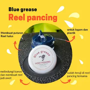 pelumas reel pancing blue grease