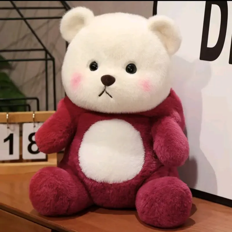 Bear costum lotso dan stit XL pake hodi bisa dilepas pasang sangat lucu dan menarik untul di mainkan bahan halus dan lembut uk 40cm Toys 1