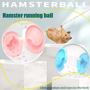 Cute Transparent Hamster Exercise Ball, Running Ball, Small Animals, Pet Supplies, Multi-Hole Ventilated Hamster Balls