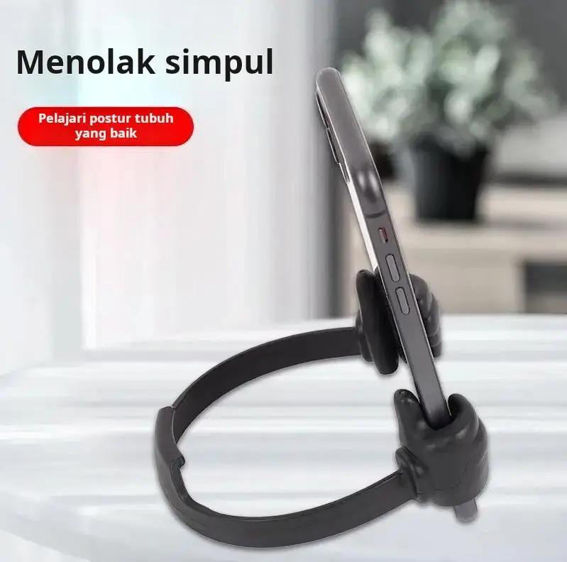Thumb dudukan ponsel rumah multi-fungsi kepribadian kreatif malas drama desktop tablet berdiri 3