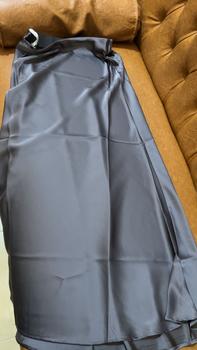 Product Review of Shenel Rok Satin Maxi Premium Satin Long Skirt 6889 Rok Satin Panjang Rok Duyung Satin Rok Kekinian Bawahan Muslimah Trendy Hijab silk outfit z from Q**️ 1