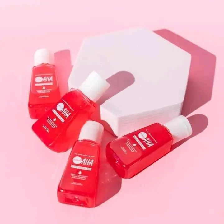 Serum AHA pink Perawatan Wajah