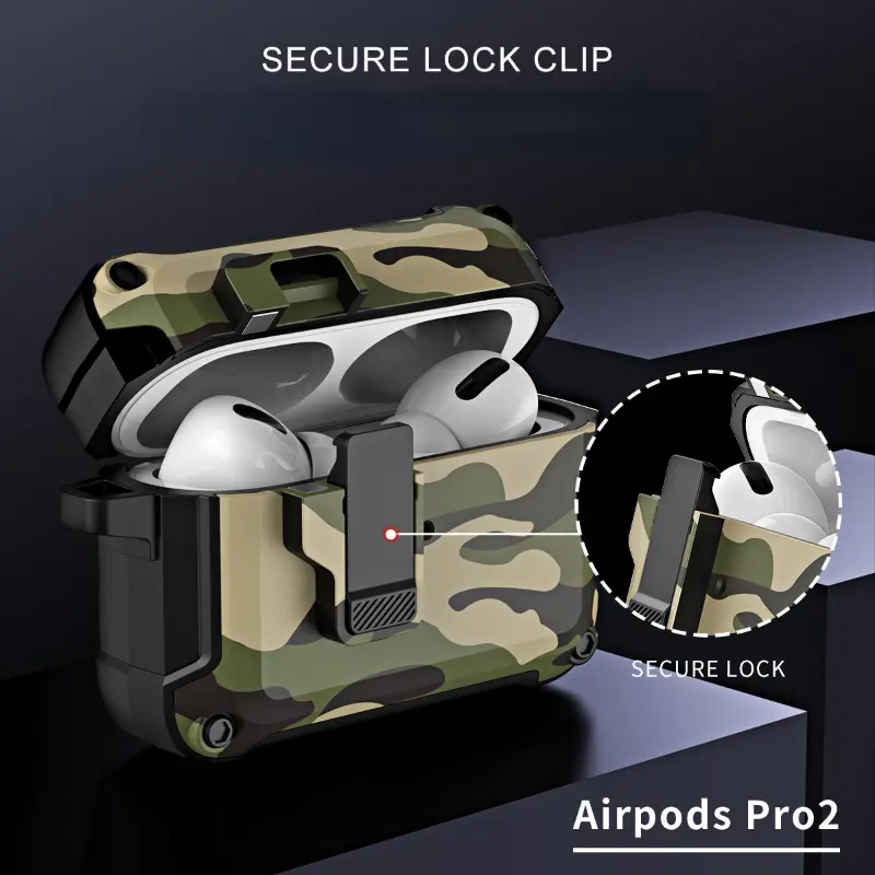 Ốp Bảo Vệ, Công Tắc Từ Tính, Thiết Kế Ngụy Trang, Tương Thích Với Airpods Pro 2 Và Airpods, Tai Nghe Bluetooth Không Dây, Vỏ Bảo Vệ, Phụ Kiện Tai Nghe, Cho Apple, 2023 / 2022
