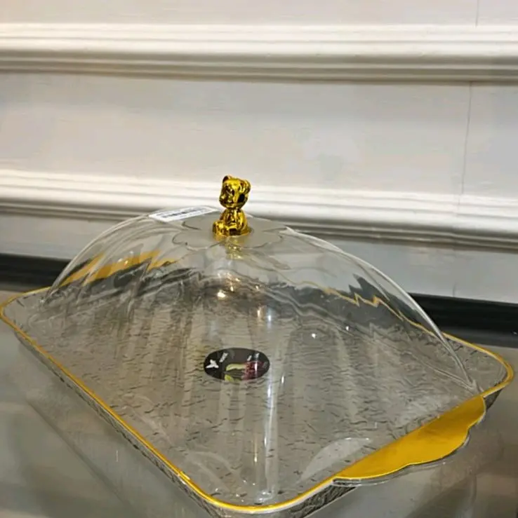cake cover akrilik lengkap dengan tutupnya