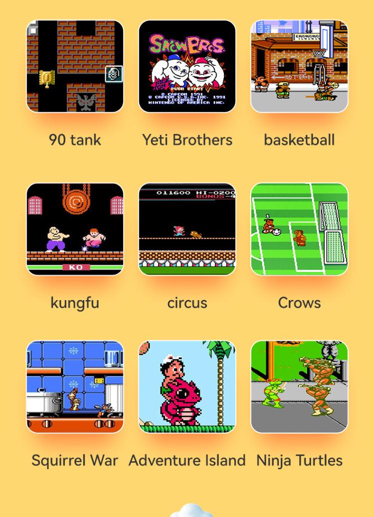 Konsol permainan komputer tangan ultra-tipis G7 konsol permainan portabel retro 666-in-1 warna-definisi tinggi mesin kartu permainan FC