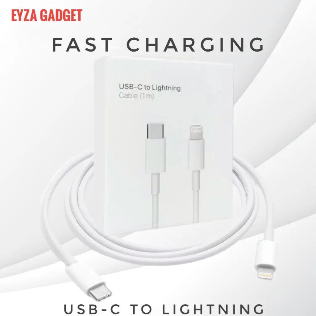 KABEL DATA iPhone FAST CHARGING type C to Lightning Cable 1 Meter segel greenfeel