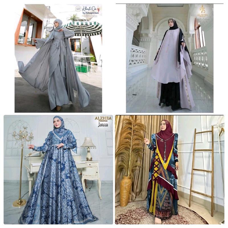 GAMIS SYARI ALZHEA PREMIUM Raja Gallery Muslimah 0