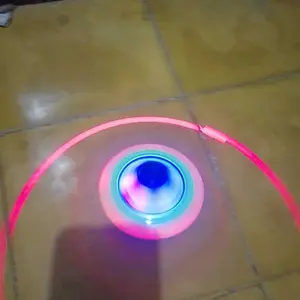 Mainan anak viral gasing putar ufo lampu music   Gangsing